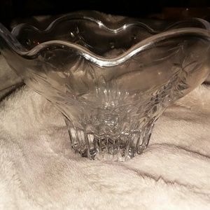 Antique glass candy/nuts holder